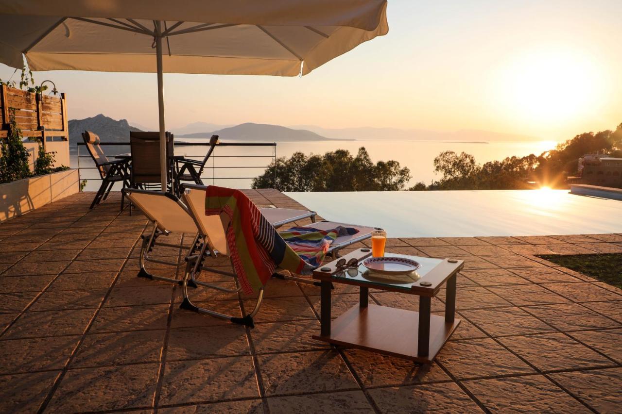 Eucalyptus Villa Aegina Bagian luar foto