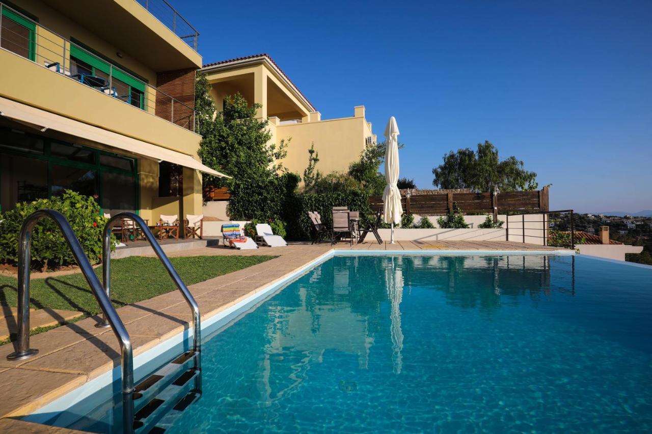 Eucalyptus Villa Aegina Bagian luar foto