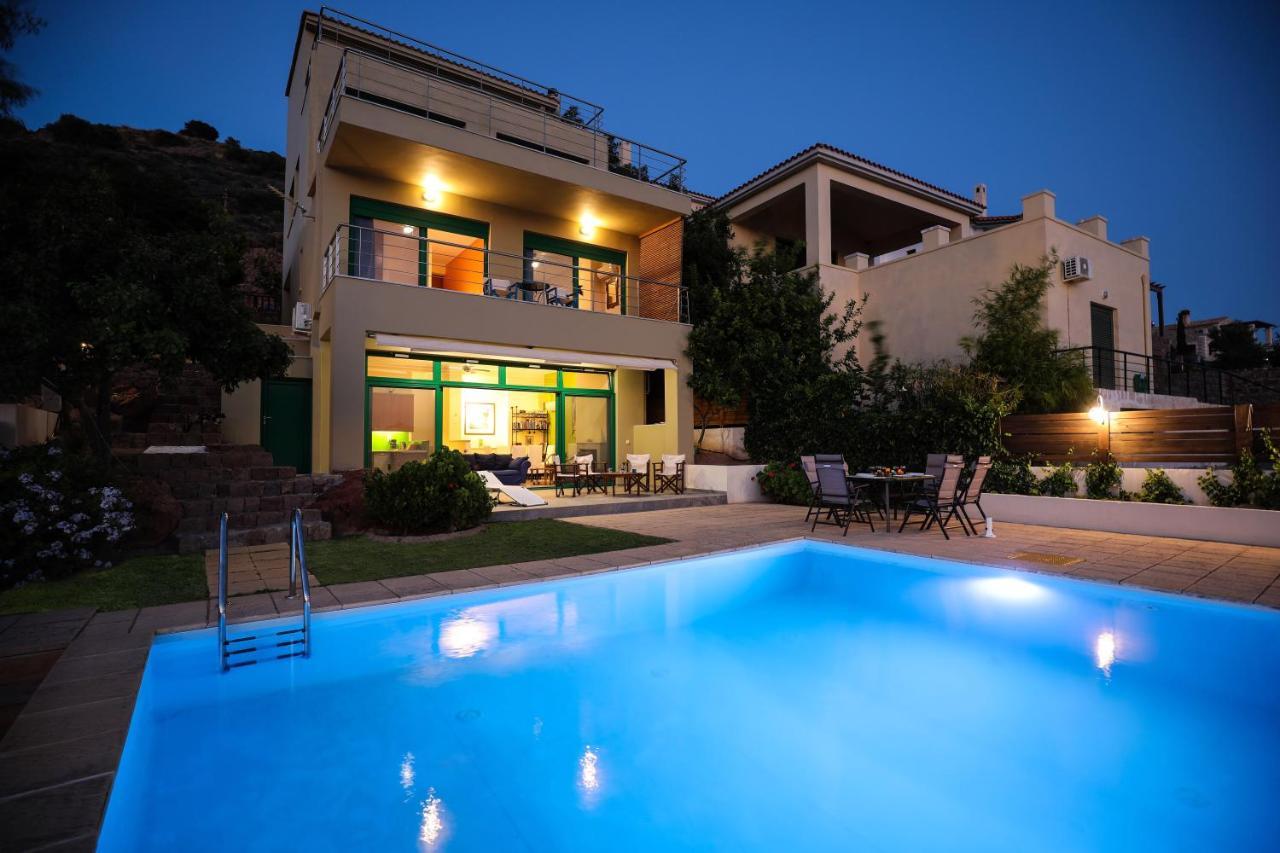 Eucalyptus Villa Aegina Bagian luar foto